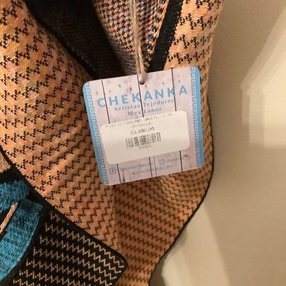 Chekanka Unisex Balam Poncho / Cape Multicolor One Size Fits All​​​​​ - Picture 13 of 15